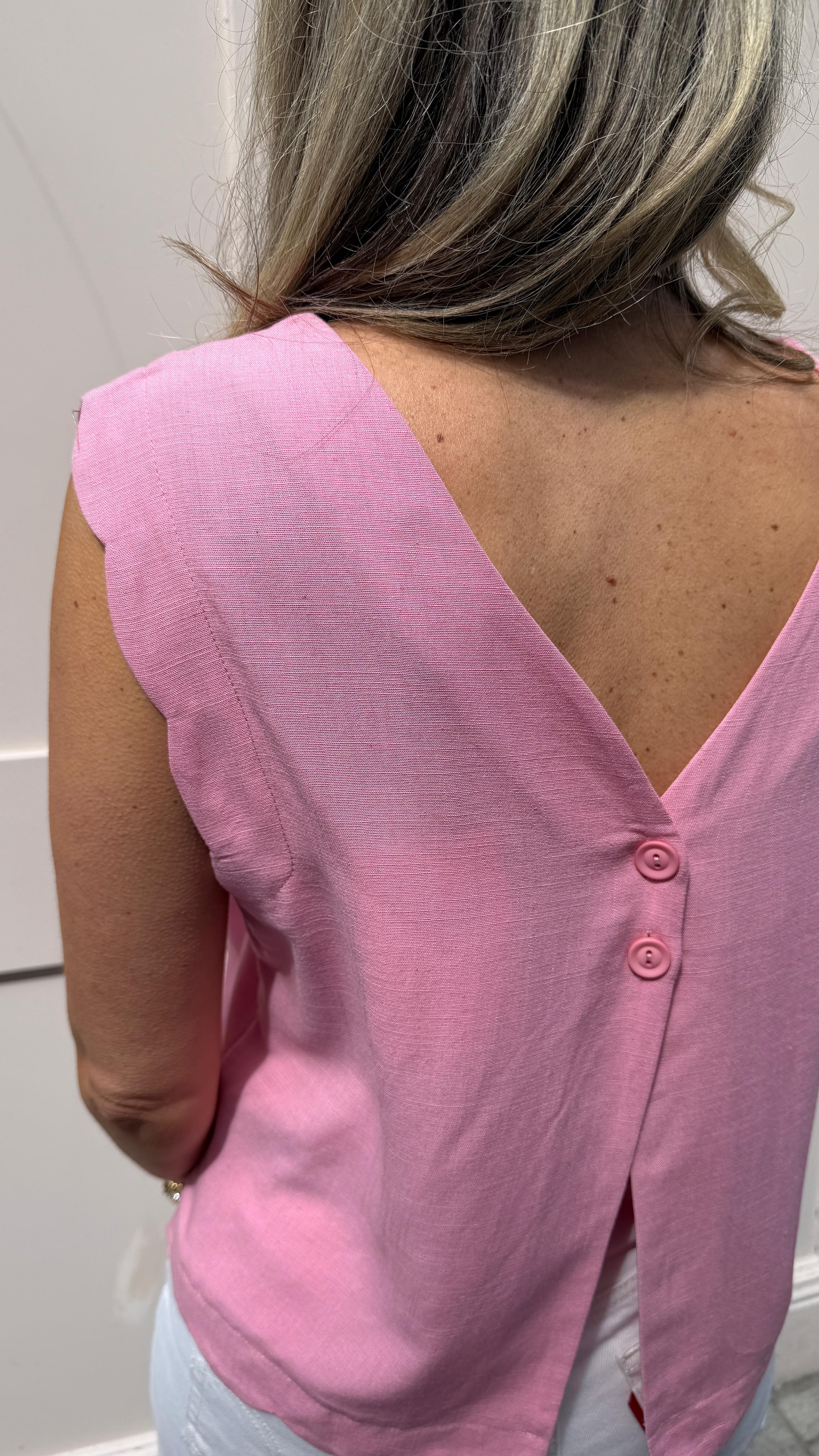 Tracy Pink Vest