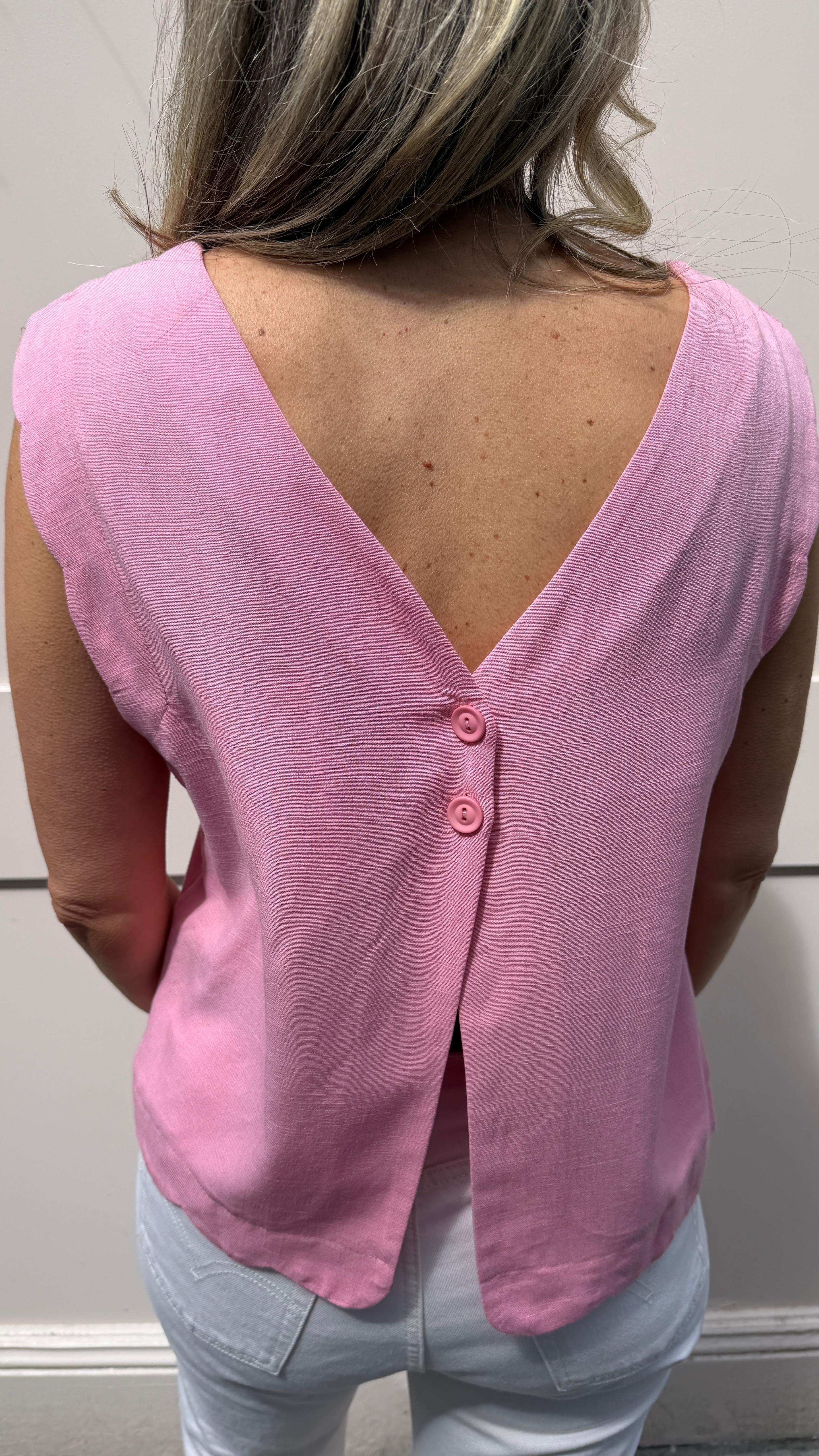 Tracy Pink Vest