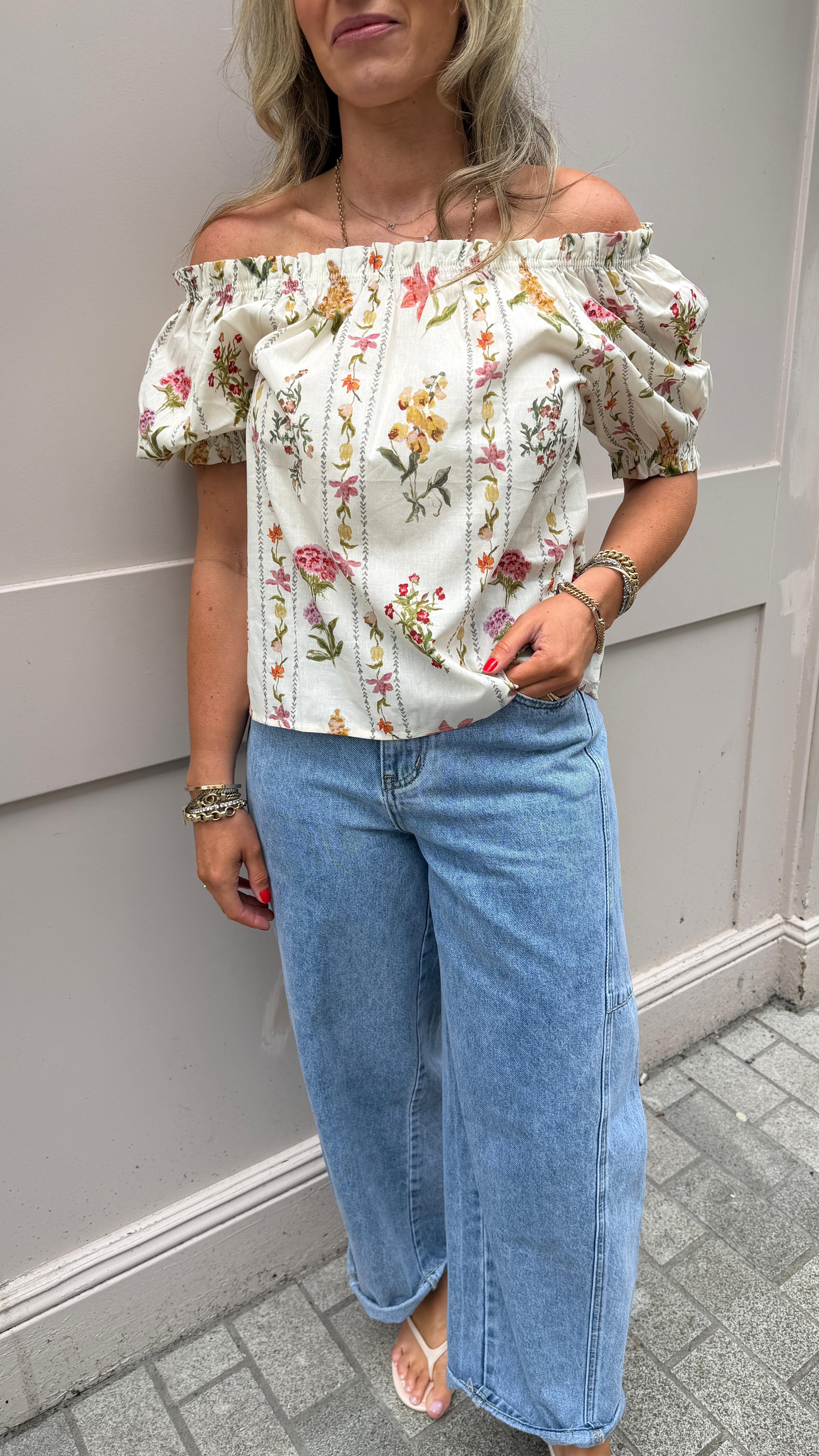 Una Floral Top