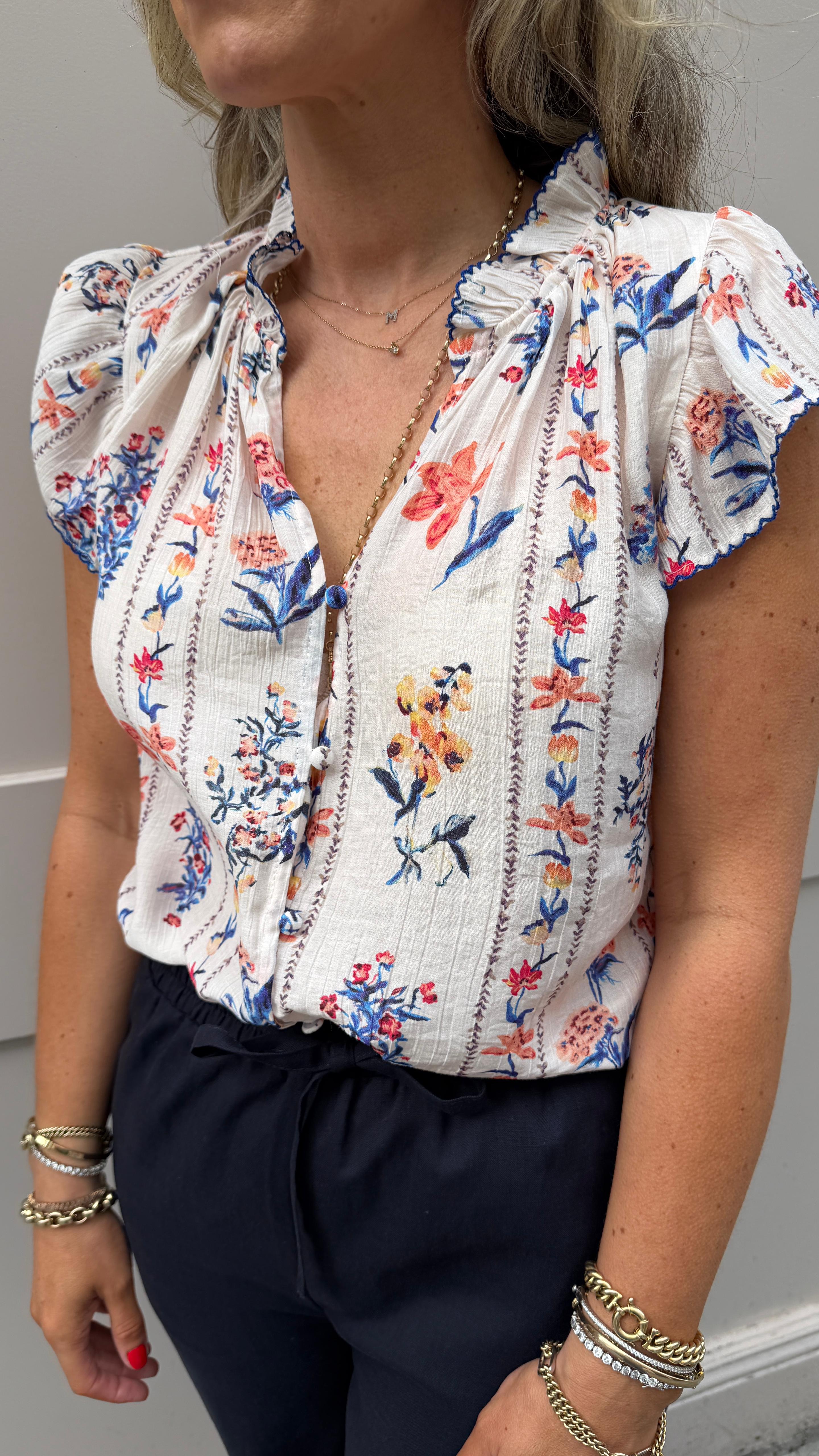 Lisa Floral Top