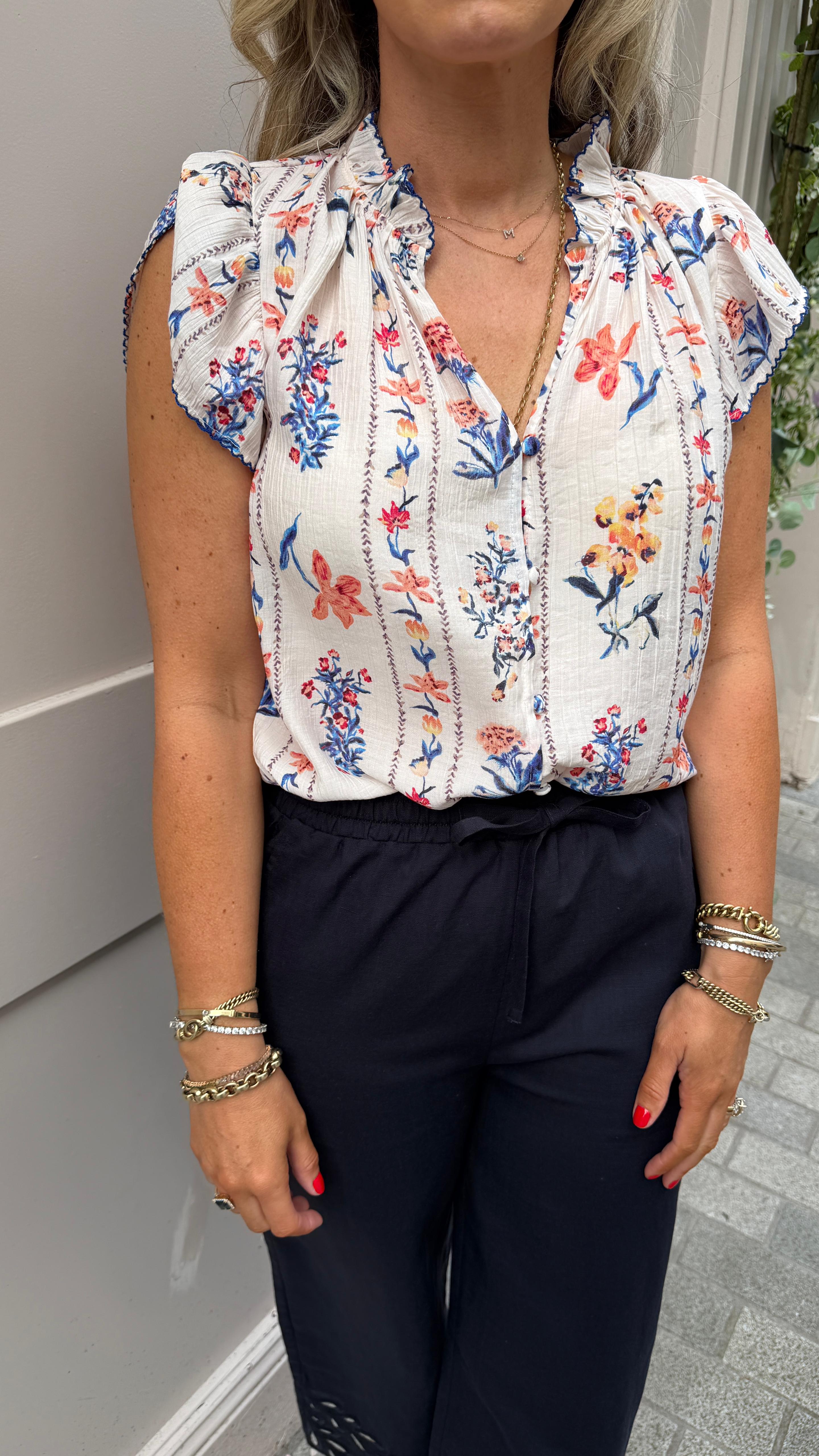 Lisa Floral Top