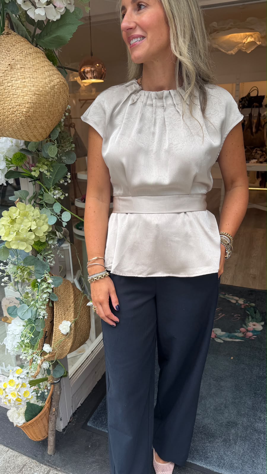 Berni Taupe Top