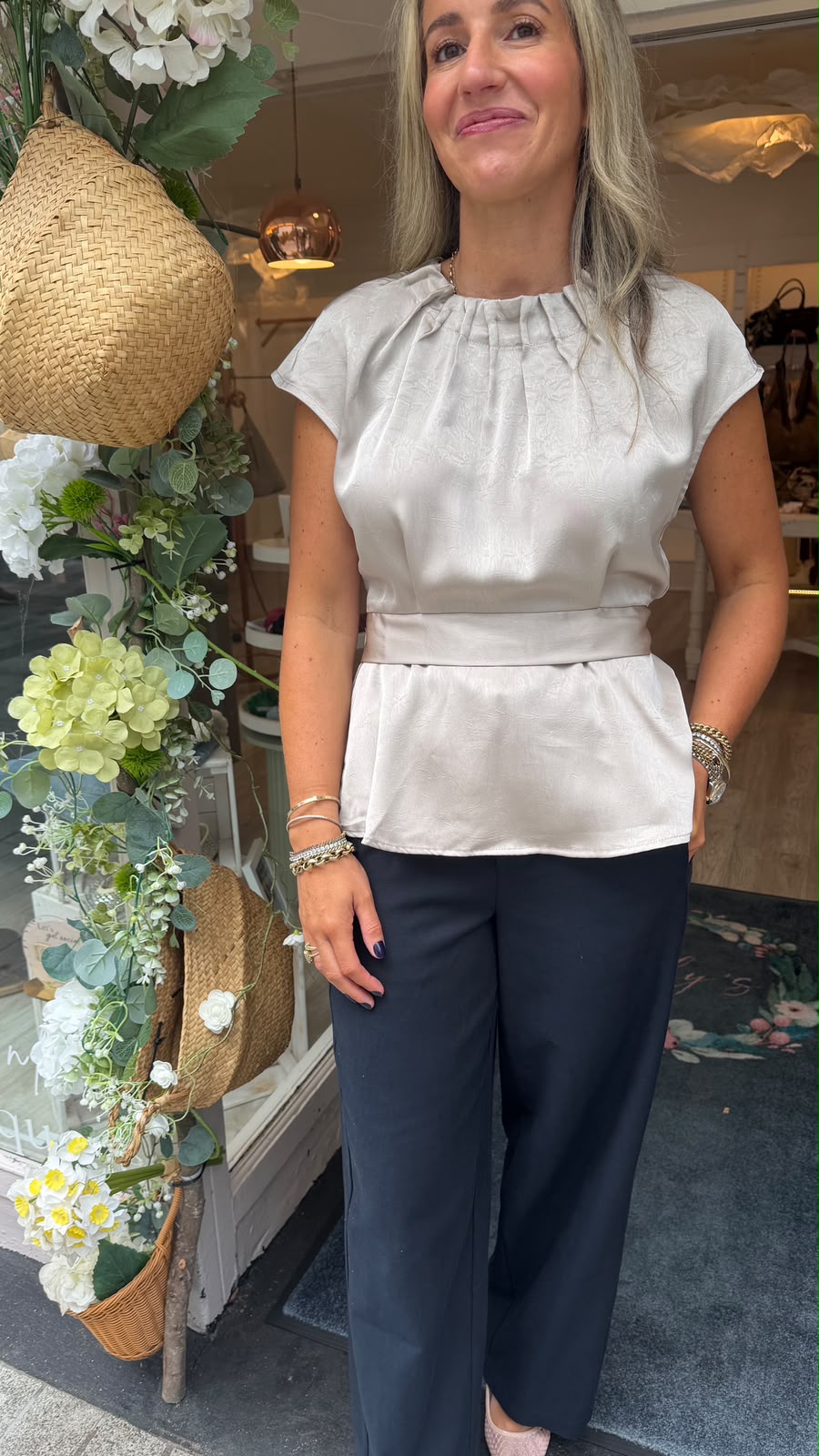Berni Taupe Top