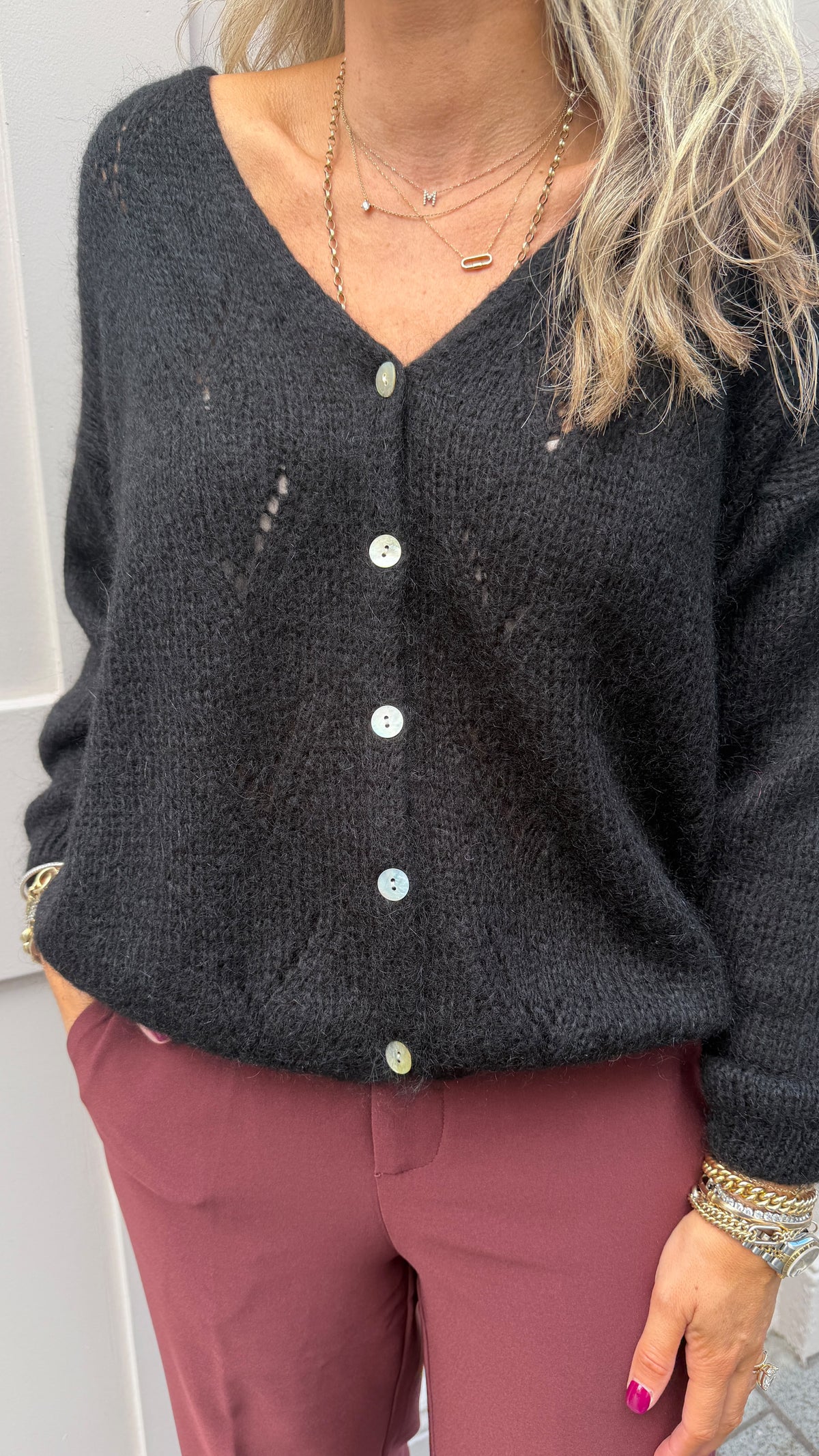 Megan Cardigan Mohair