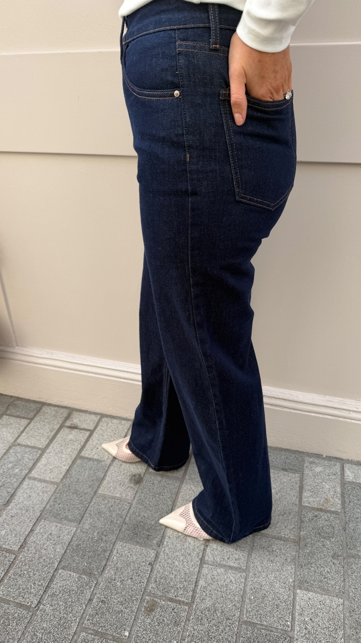 Lena Straight Leg Blue by Lily's - Lily's Boutique