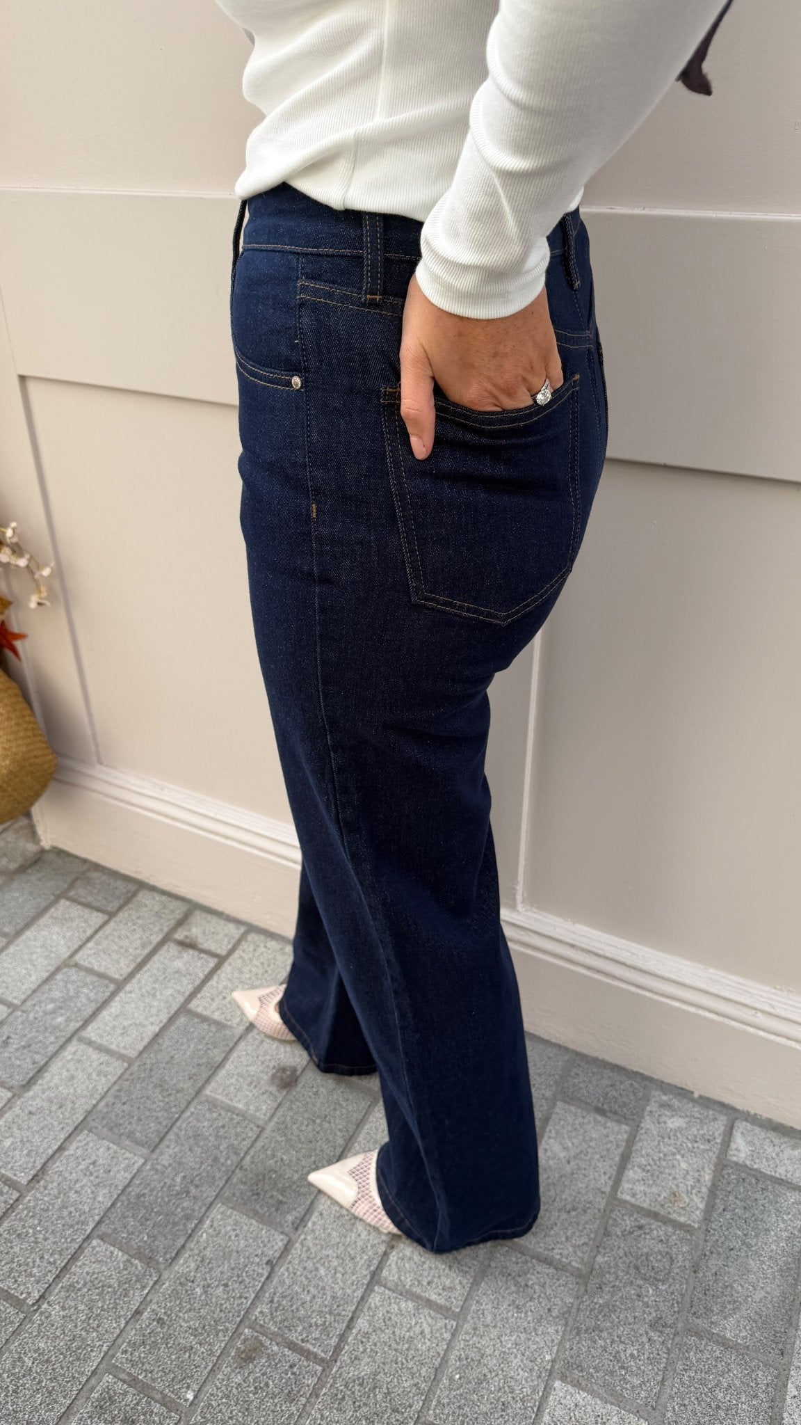 Lena Straight Leg Blue by Lily's - Lily's Boutique