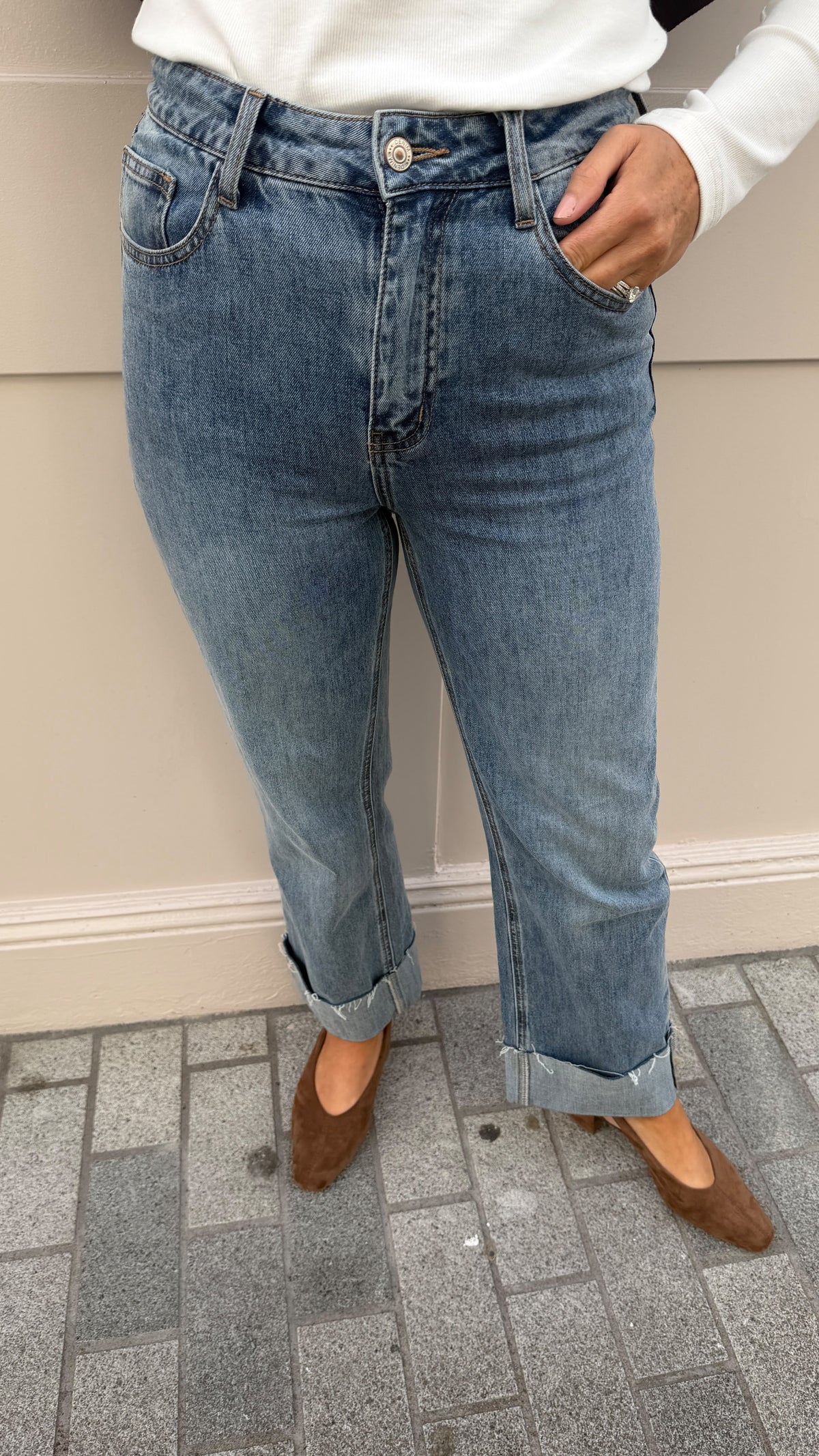 Fay Mom Fit-by Lily's Jeans