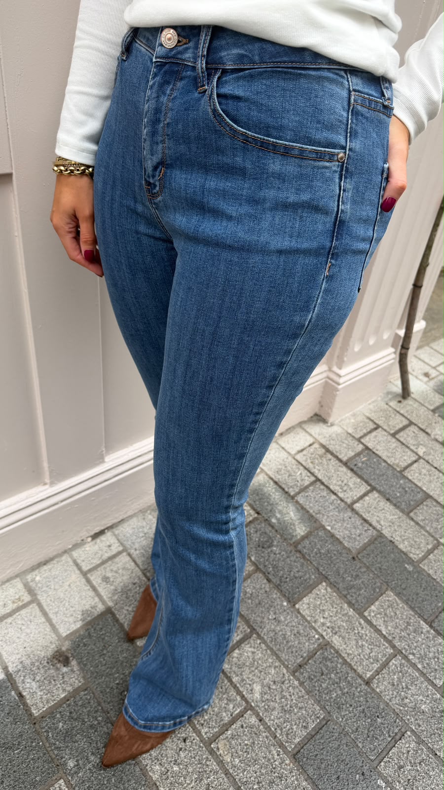 Katie Flared Jeans-by Lily's - Lily's Boutique