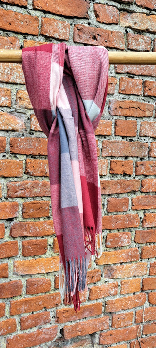 Bella  Plum Cashmere Scarf