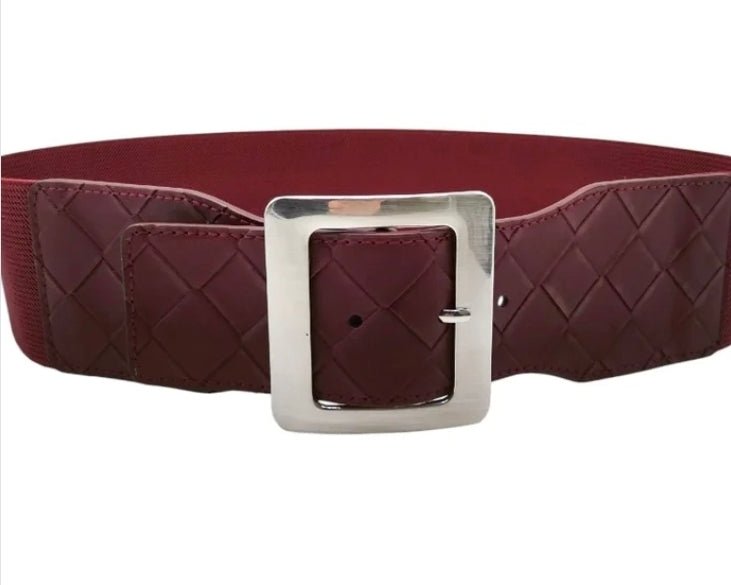 Kim Burgundy Belt - Lily's Boutique