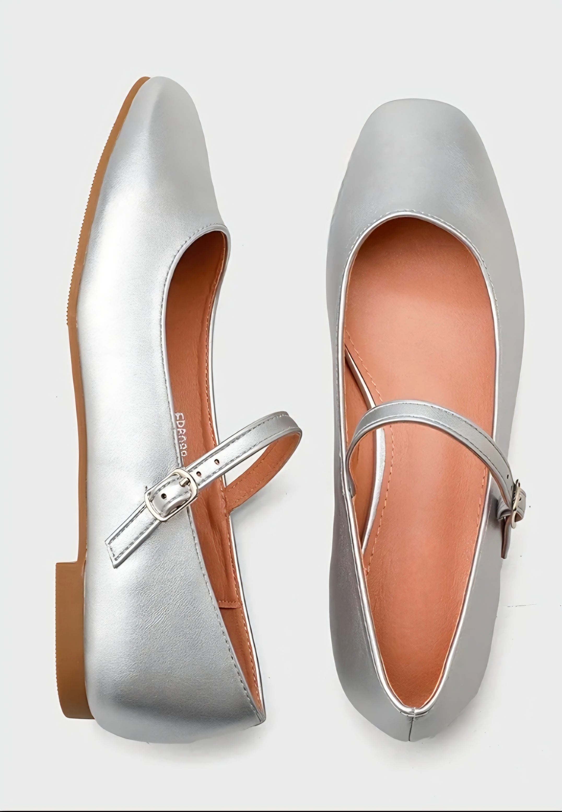 Ellen Silver Ballarina Pumps