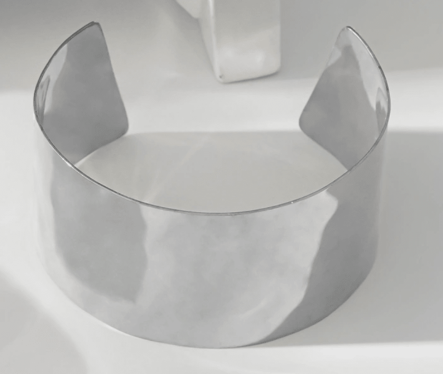 Lenora Bangle Bracelet Silver - Lily's Boutique