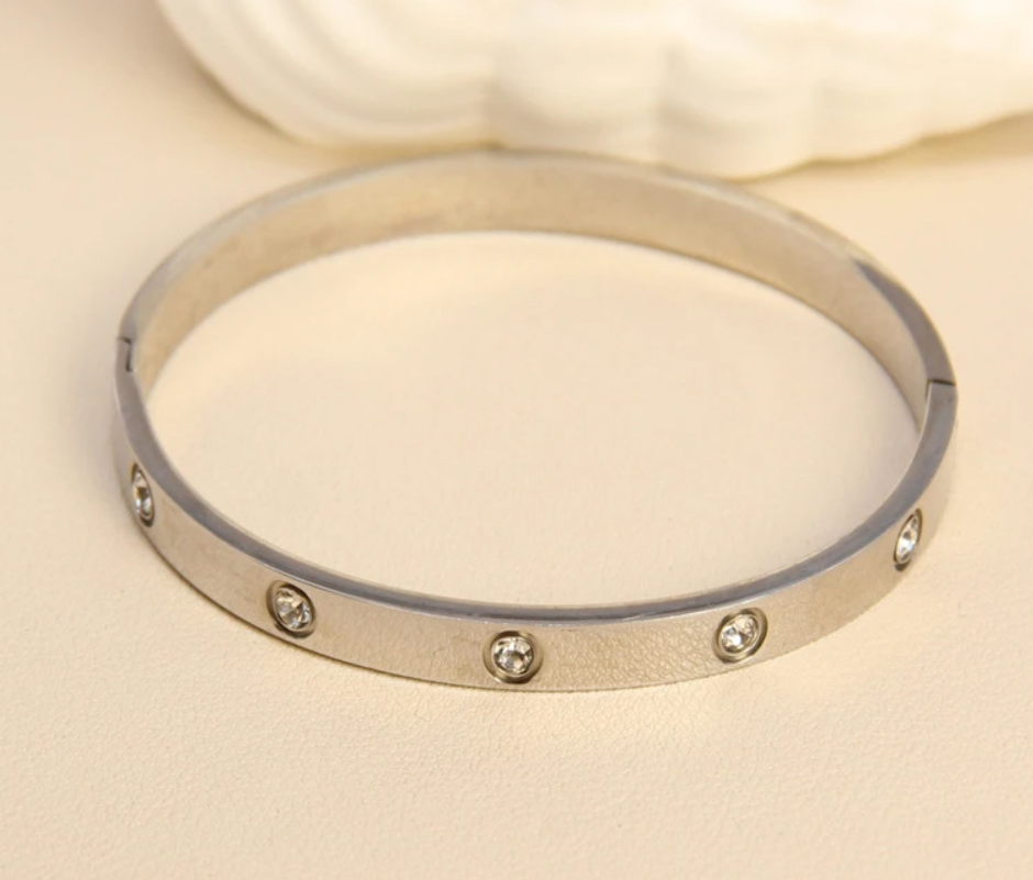 Fay Silver Tone Bangle