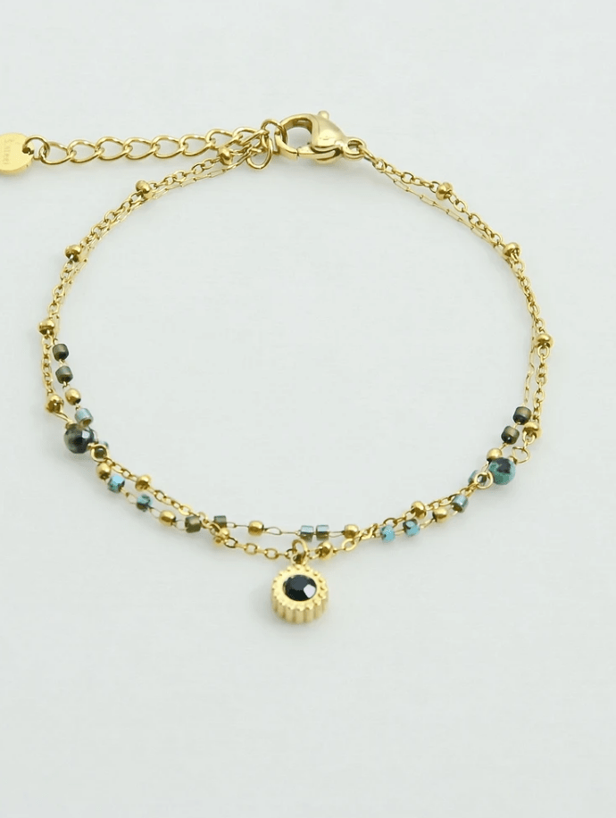 Lydia Bracelet Green - Lily's Boutique