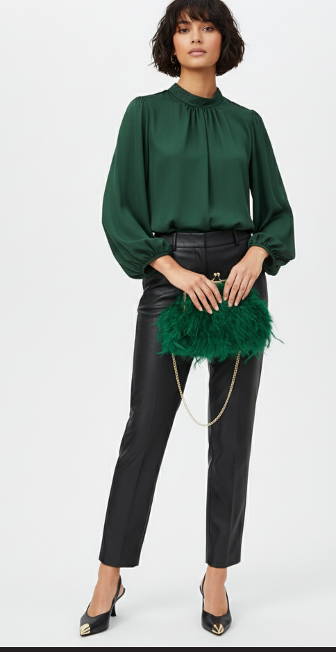 Lorraine Top Green