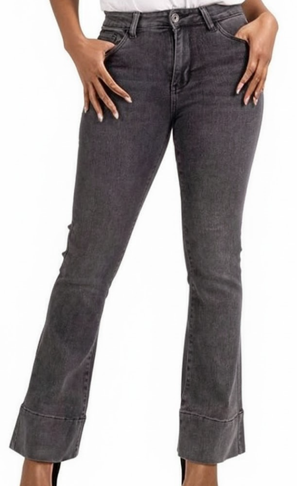 Beth Grey Boot Cut Jeans