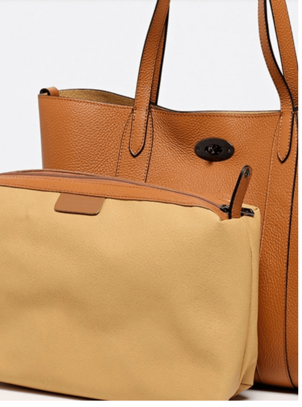 Shelley Tote leather Bag - Lily's Boutique