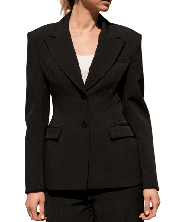 Leona Black Blazer - Lily's Boutique
