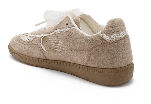 Paula Beige Trainers - Lily's Boutique