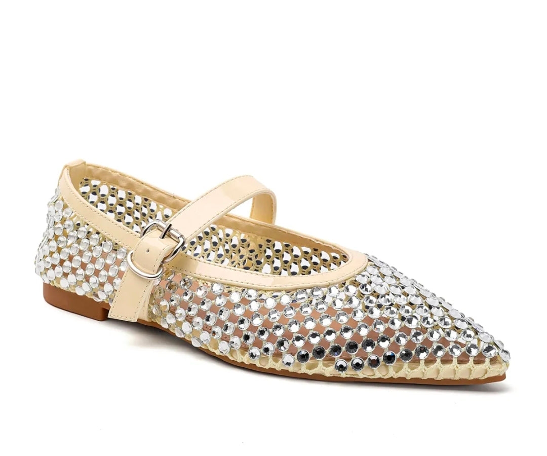 Talia Gold Pumps