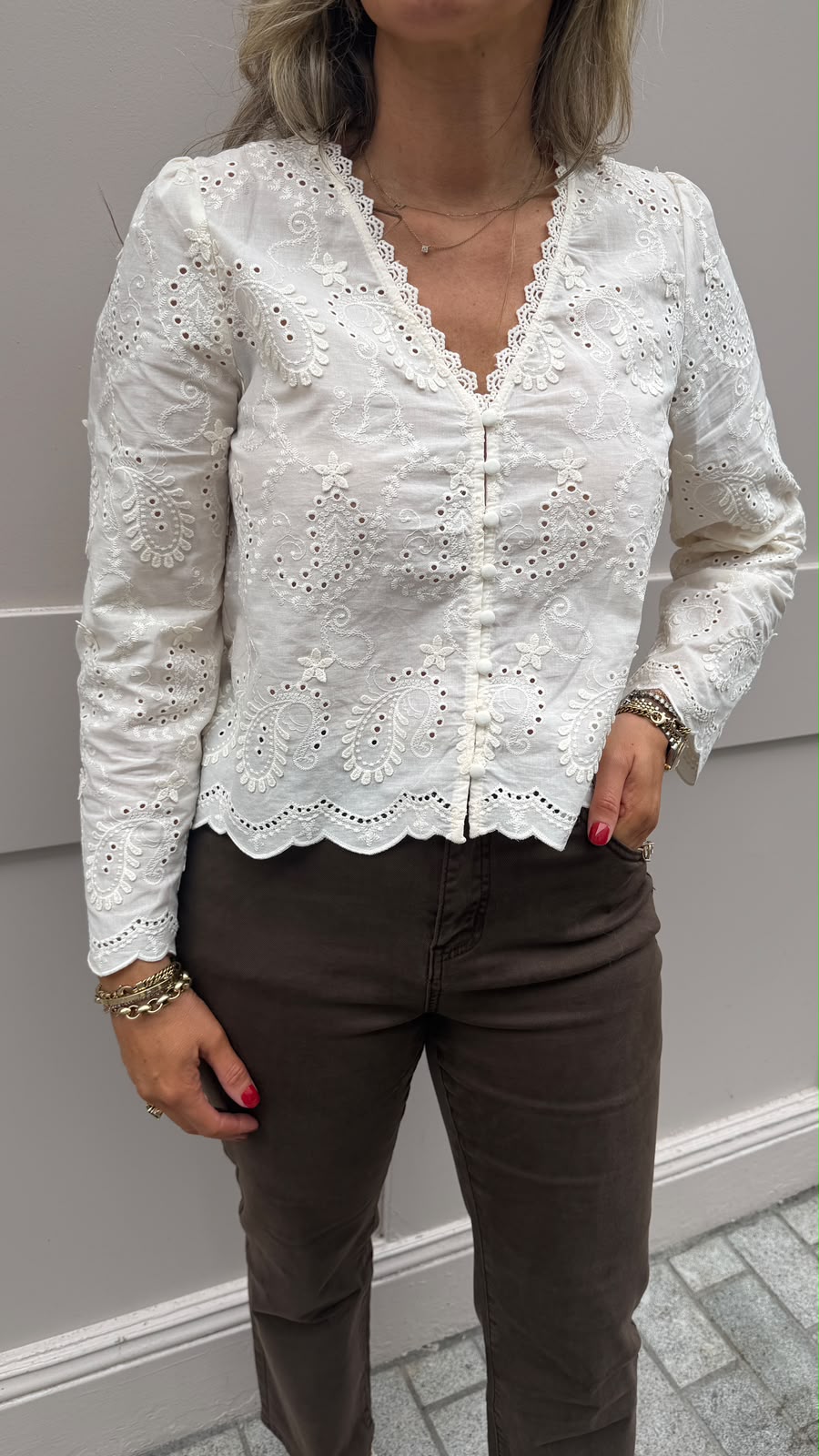 Fia Blouse - Lily's Boutique
