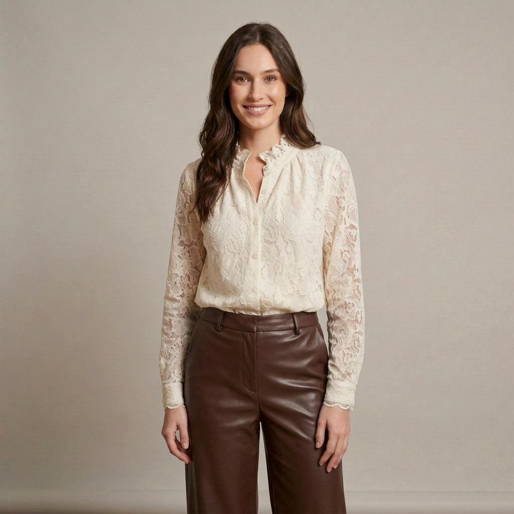 Georgia Cream Blouse