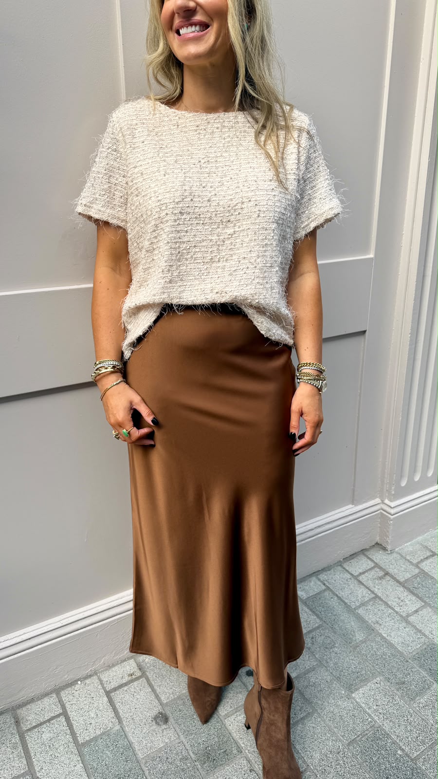 Paris Silk Skirt