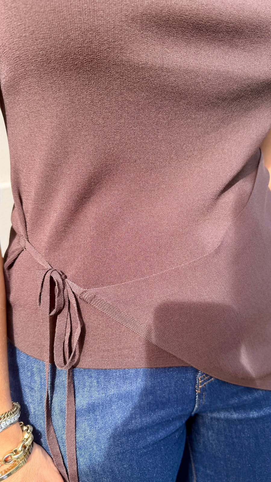 Zelda Brown Top