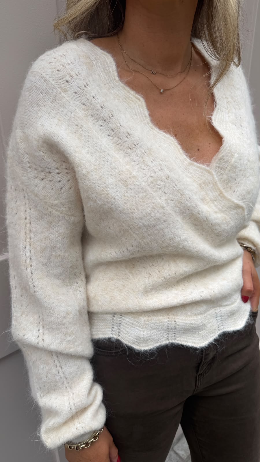Kyla Wrap Jumper - Lily's Boutique
