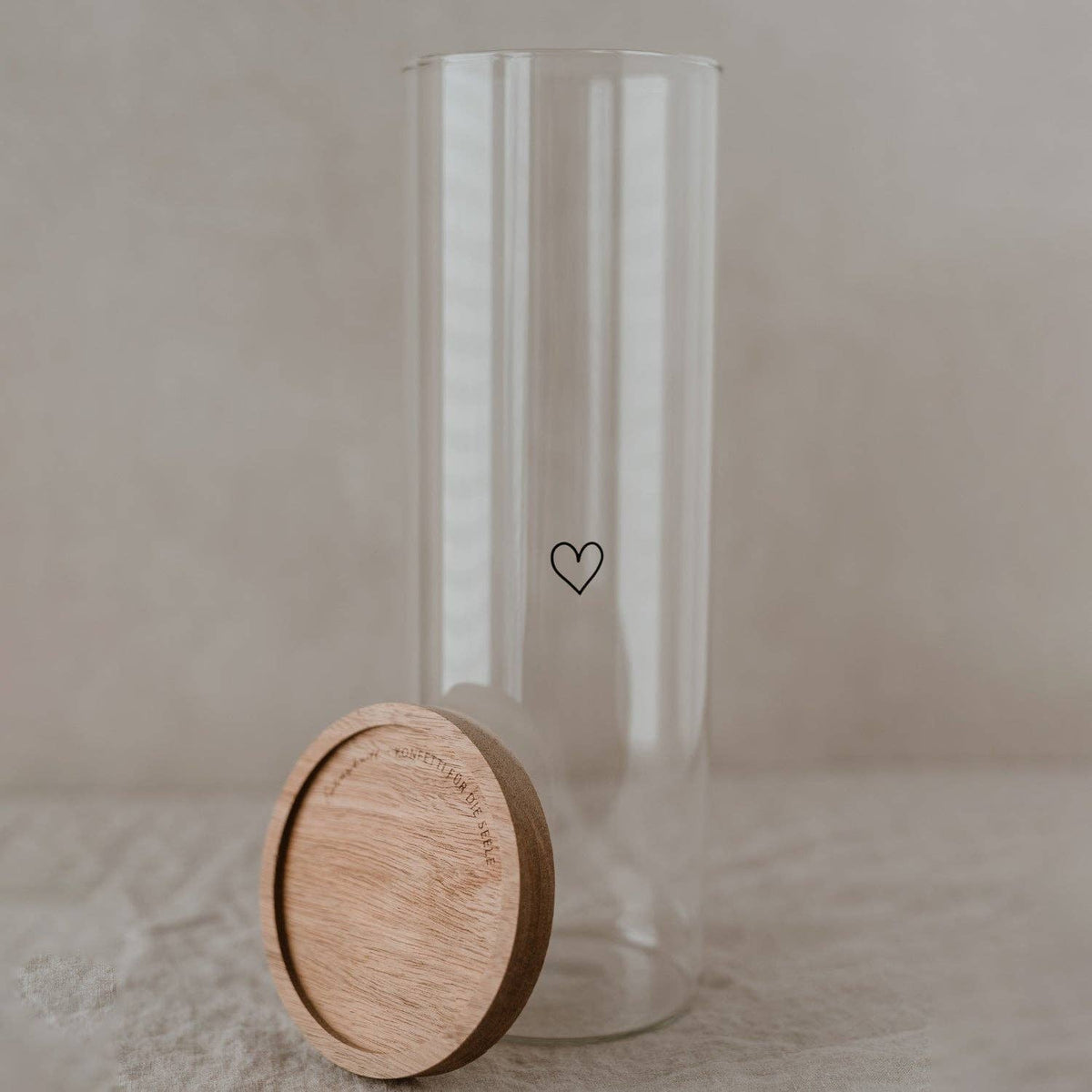 Black Heart Storage Jar - Lily's Boutique