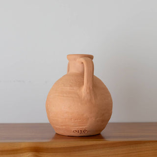 Handmade terracotta vase