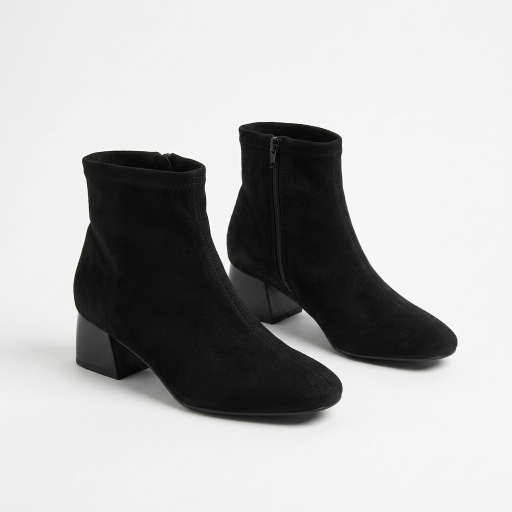 Caitlin Black Ankle Boots - Lily's Boutique