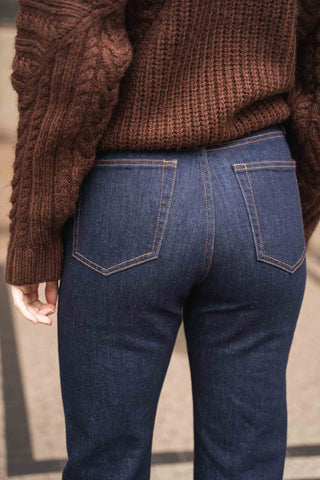 Cora Dark Wash Cropped Jeans