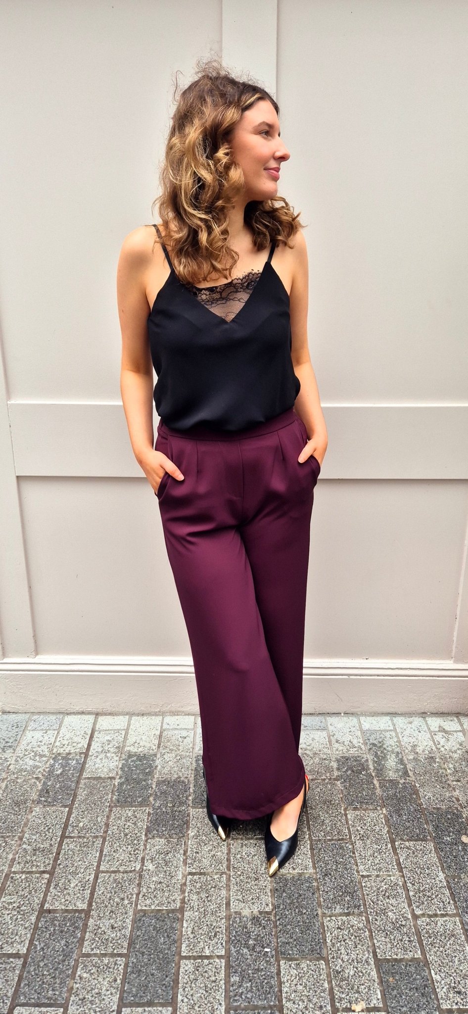 Olivia Cami Black - Lily's Boutique