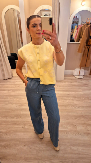 Shannon Waisted Jeans Drawstring