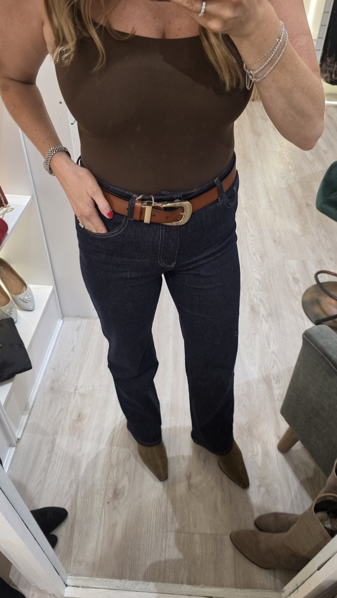 Hazel Jeans Wide - Lily's Boutique