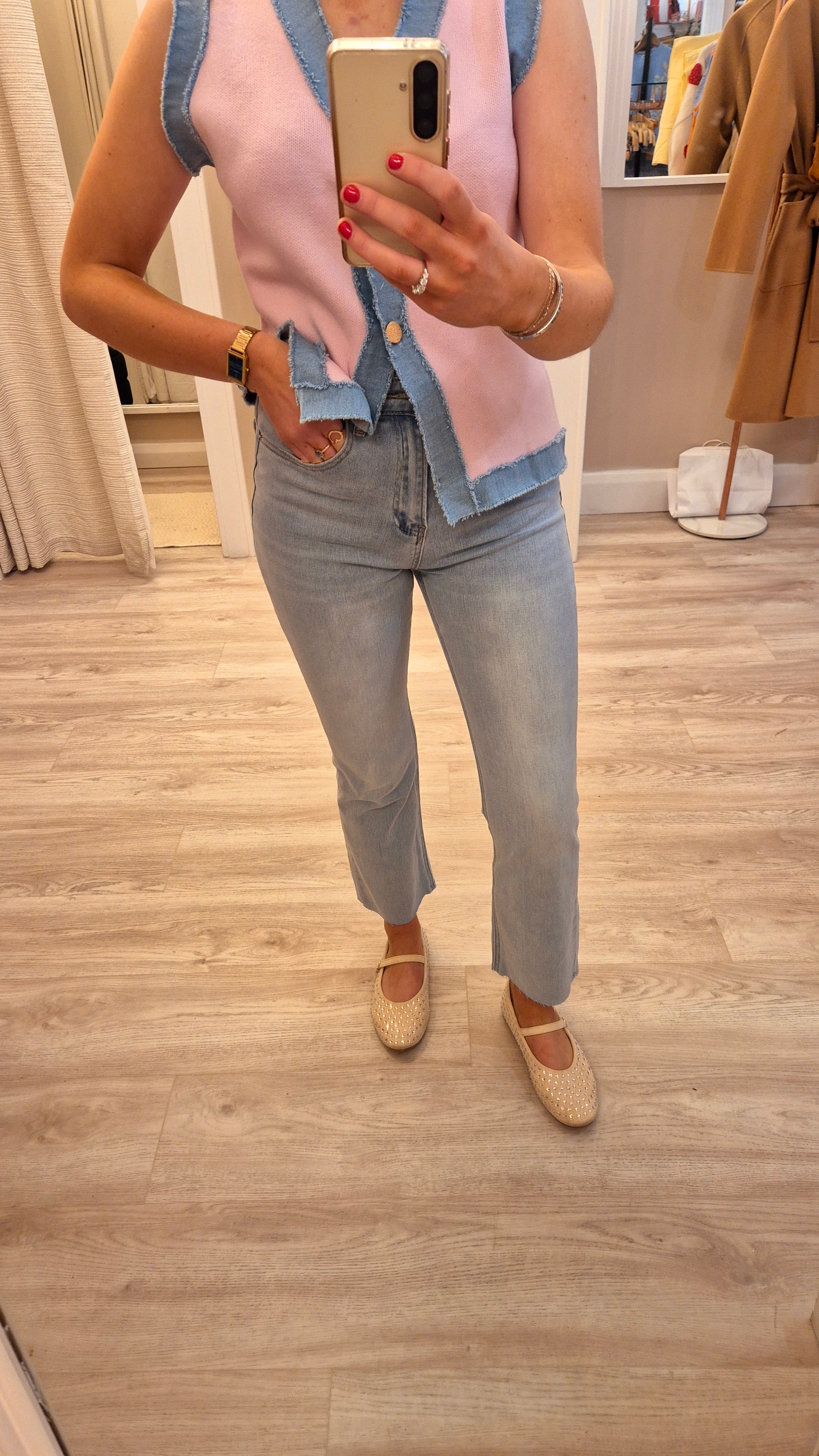 Francesca Straight High rise Jeans