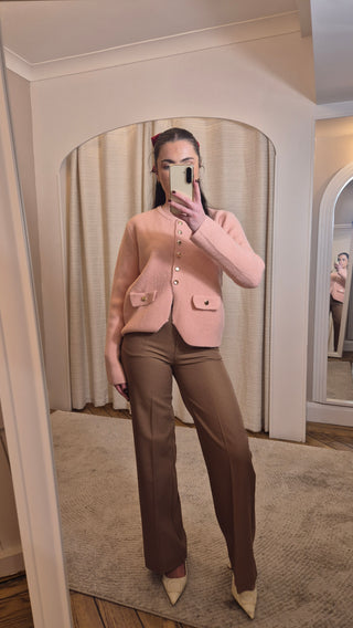 Chloe Beige Trousers