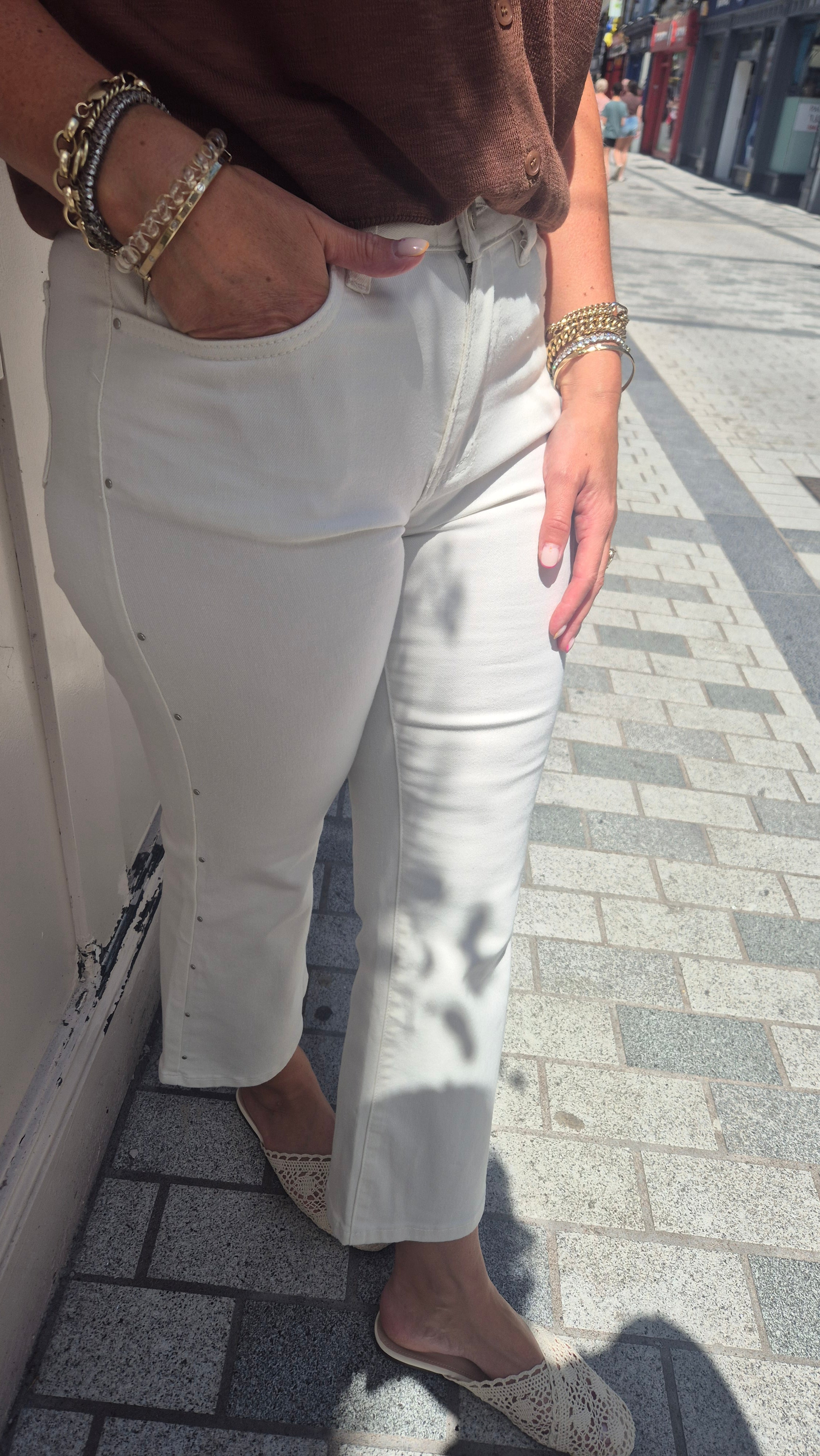 Elisa White Jeans