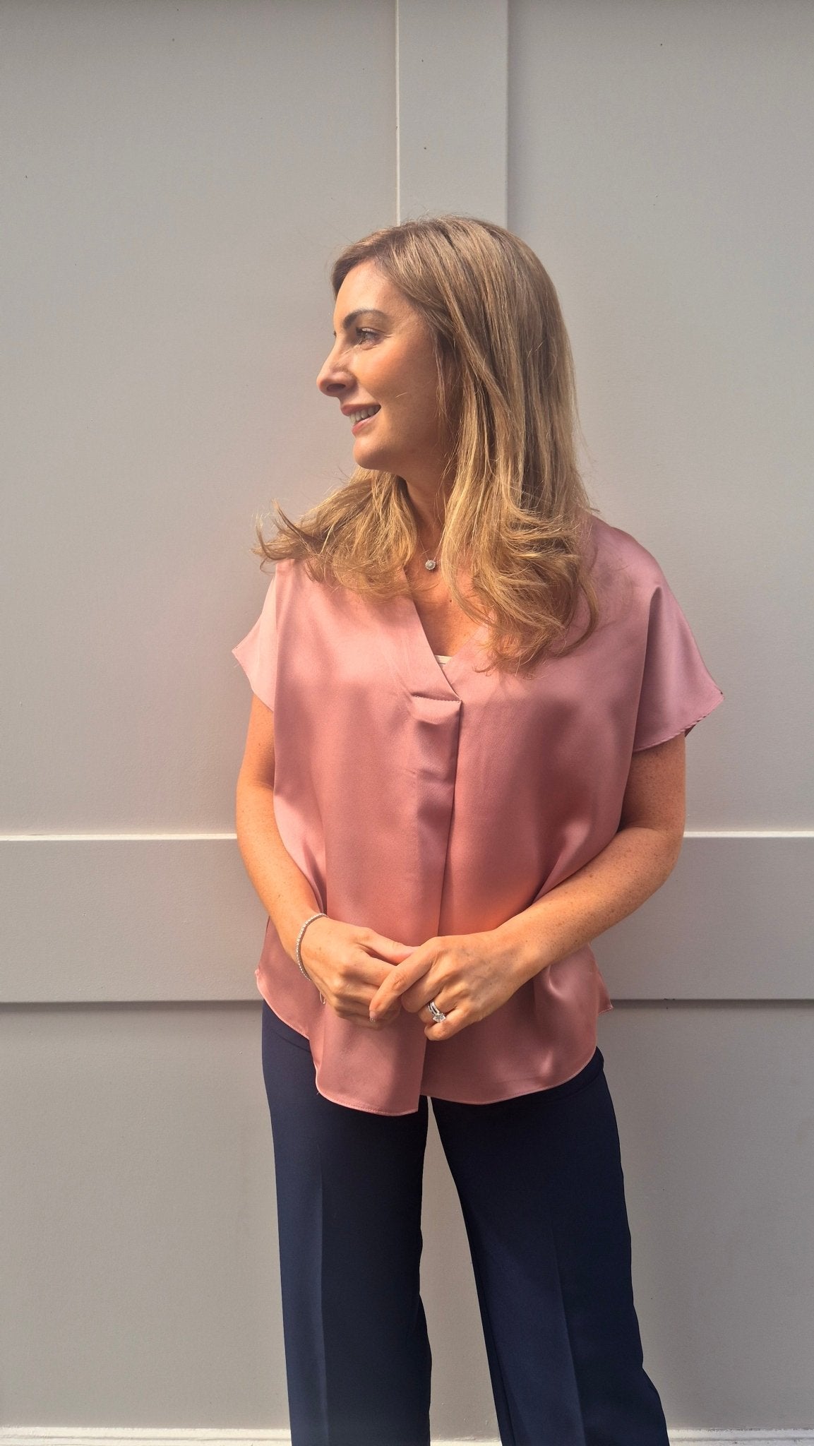 Lily Satin Top - Lily's Boutique