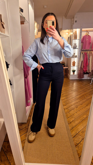 Ava Navy Trousers