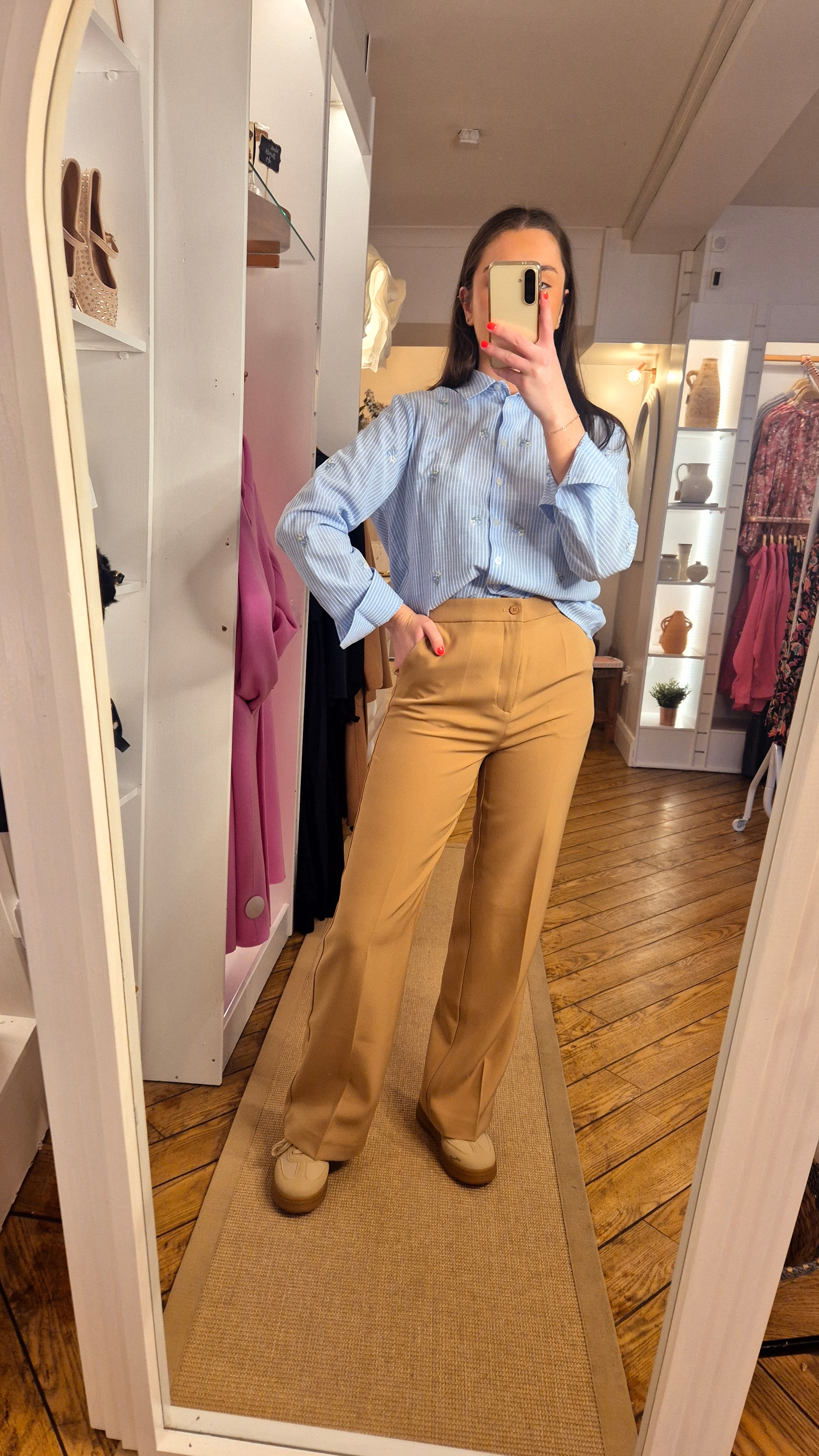 Heidi Camel Trousers