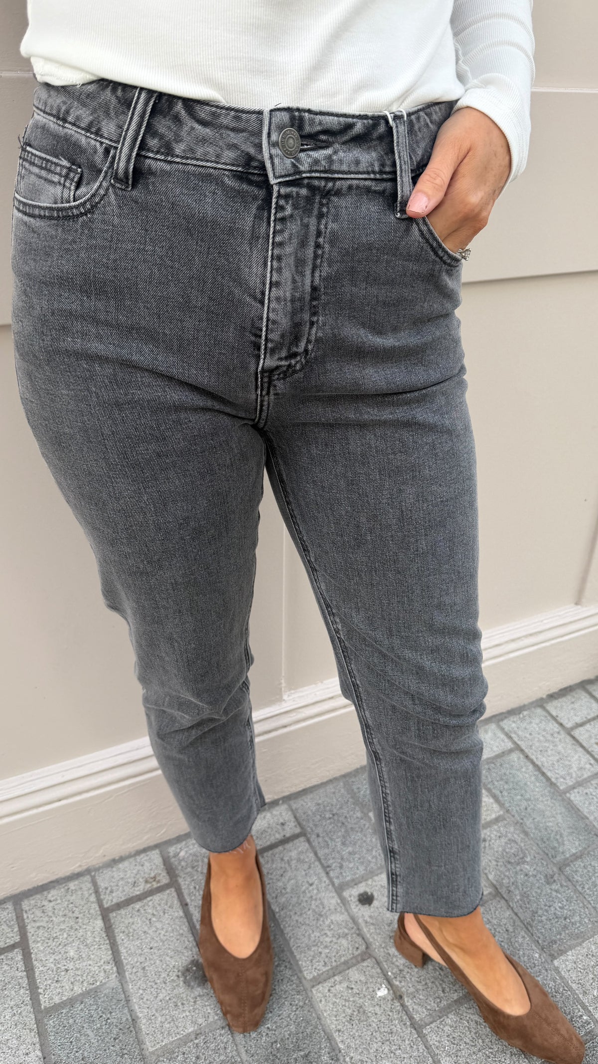 Ellie Straight-by Lily's Grey Jeans