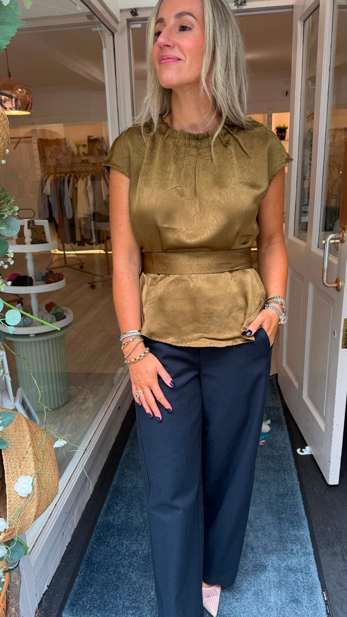 Berni Green Top - Lily's Boutique