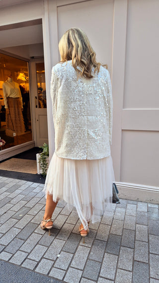 Olivia Sparkle Ecru Jacket