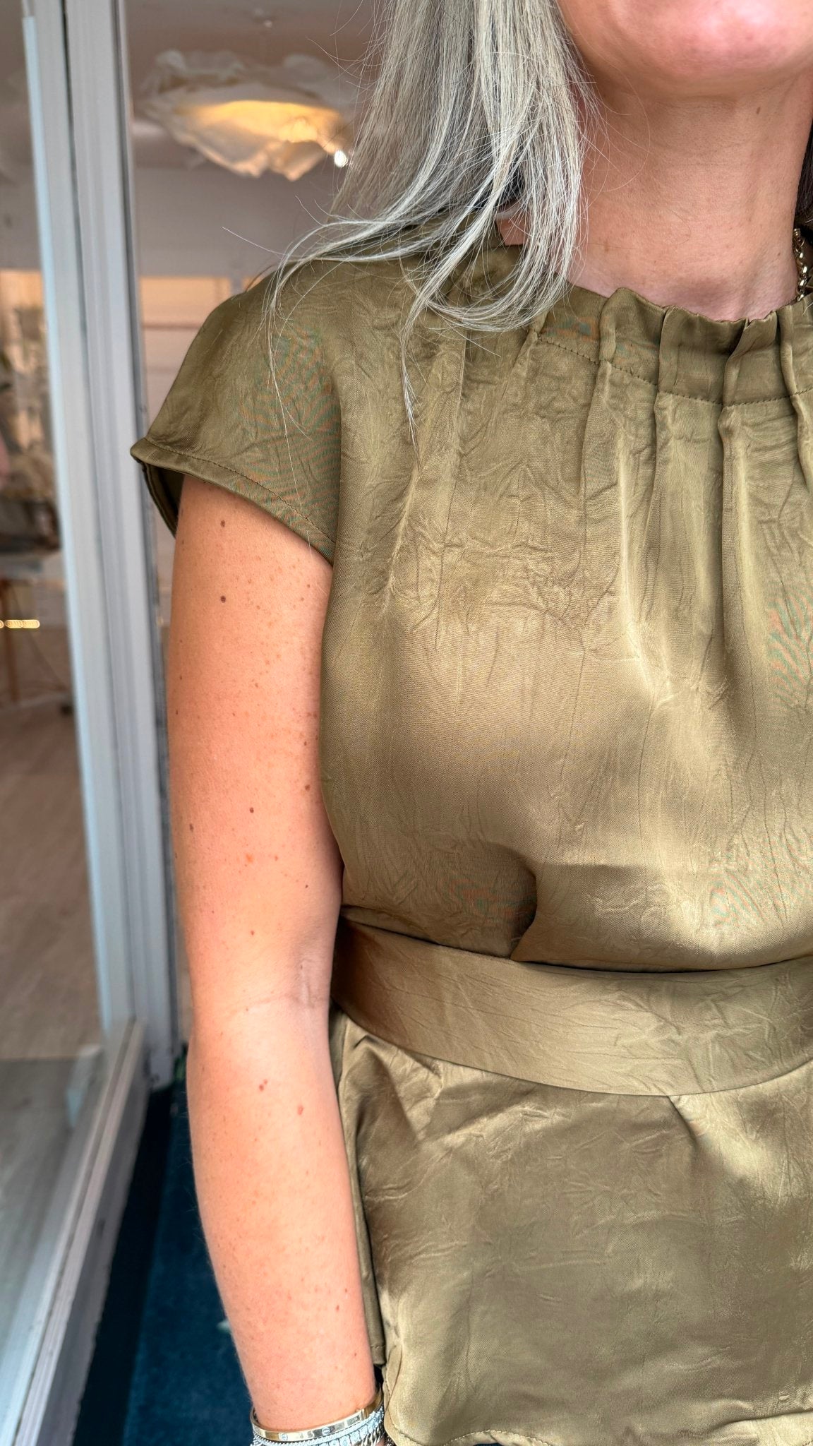 Berni Green Top - Lily's Boutique