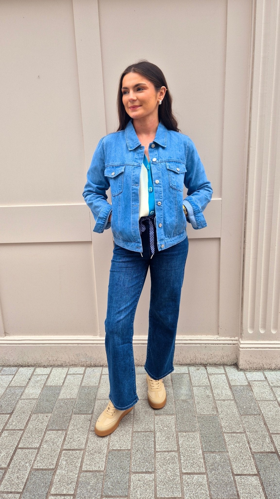 Daria Denim Jacket Light blue - Lily's Boutique