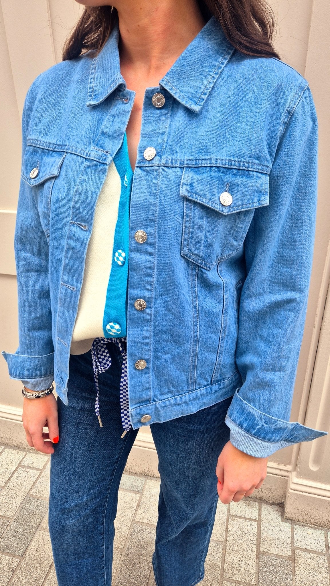 Daria Denim Jacket Light blue - Lily's Boutique
