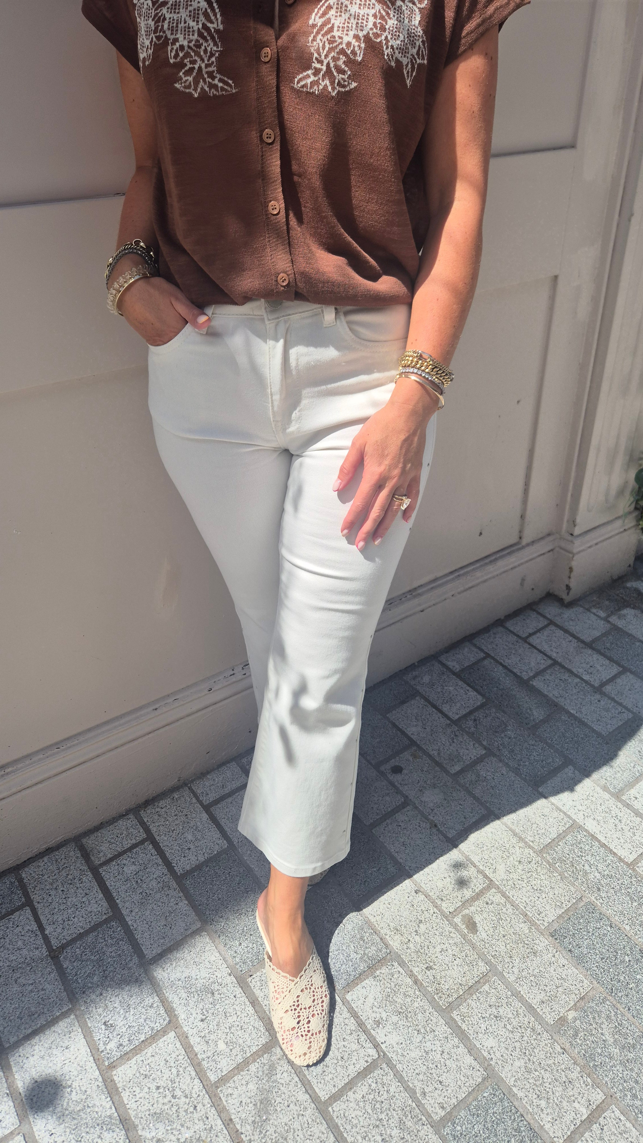 Elisa White Jeans