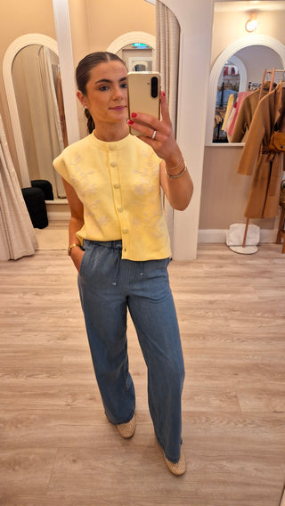 Shannon Waisted Jeans Drawstring